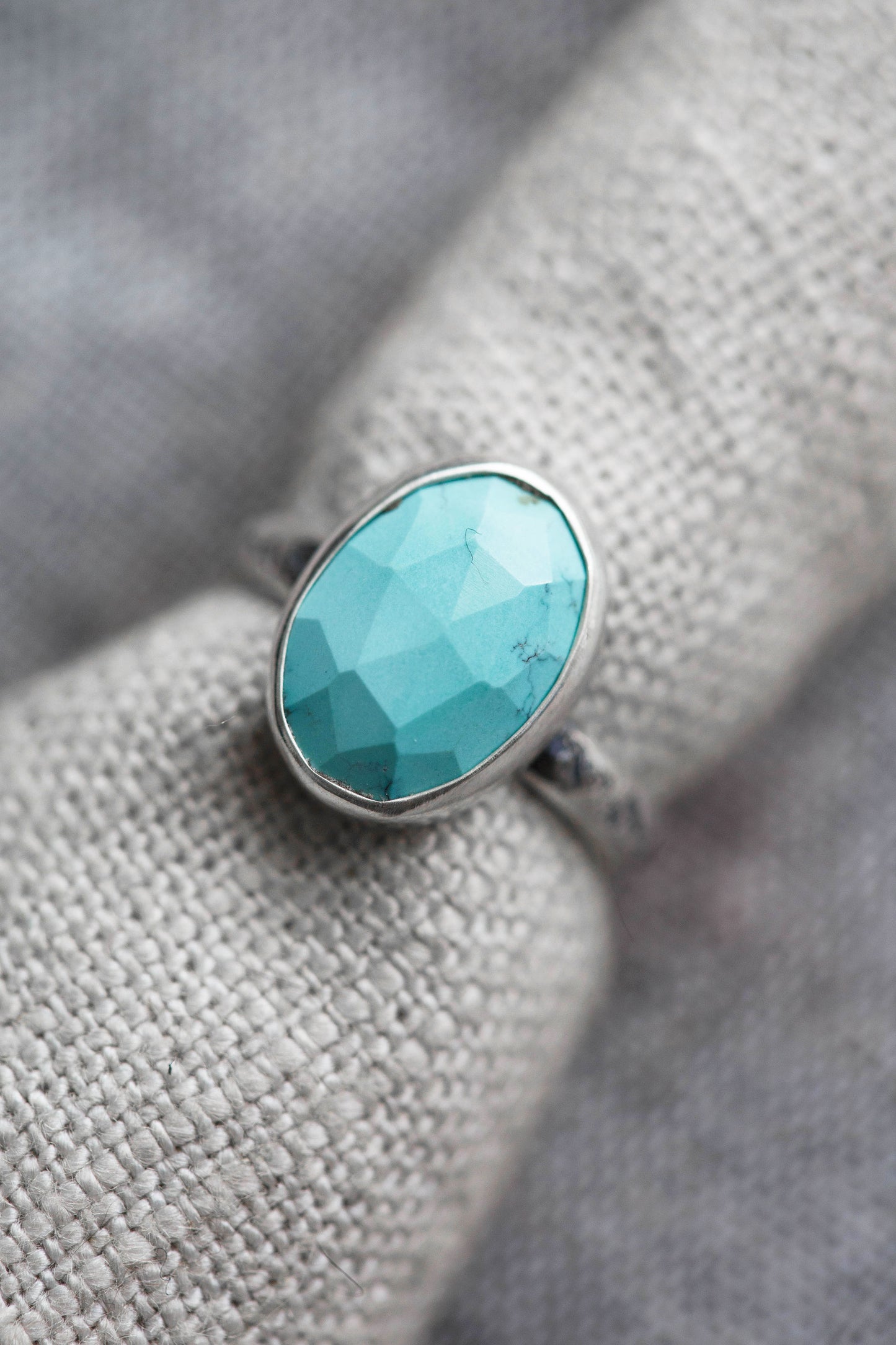 Size 5.25  |  Fragmentary Blue Ring  | #7