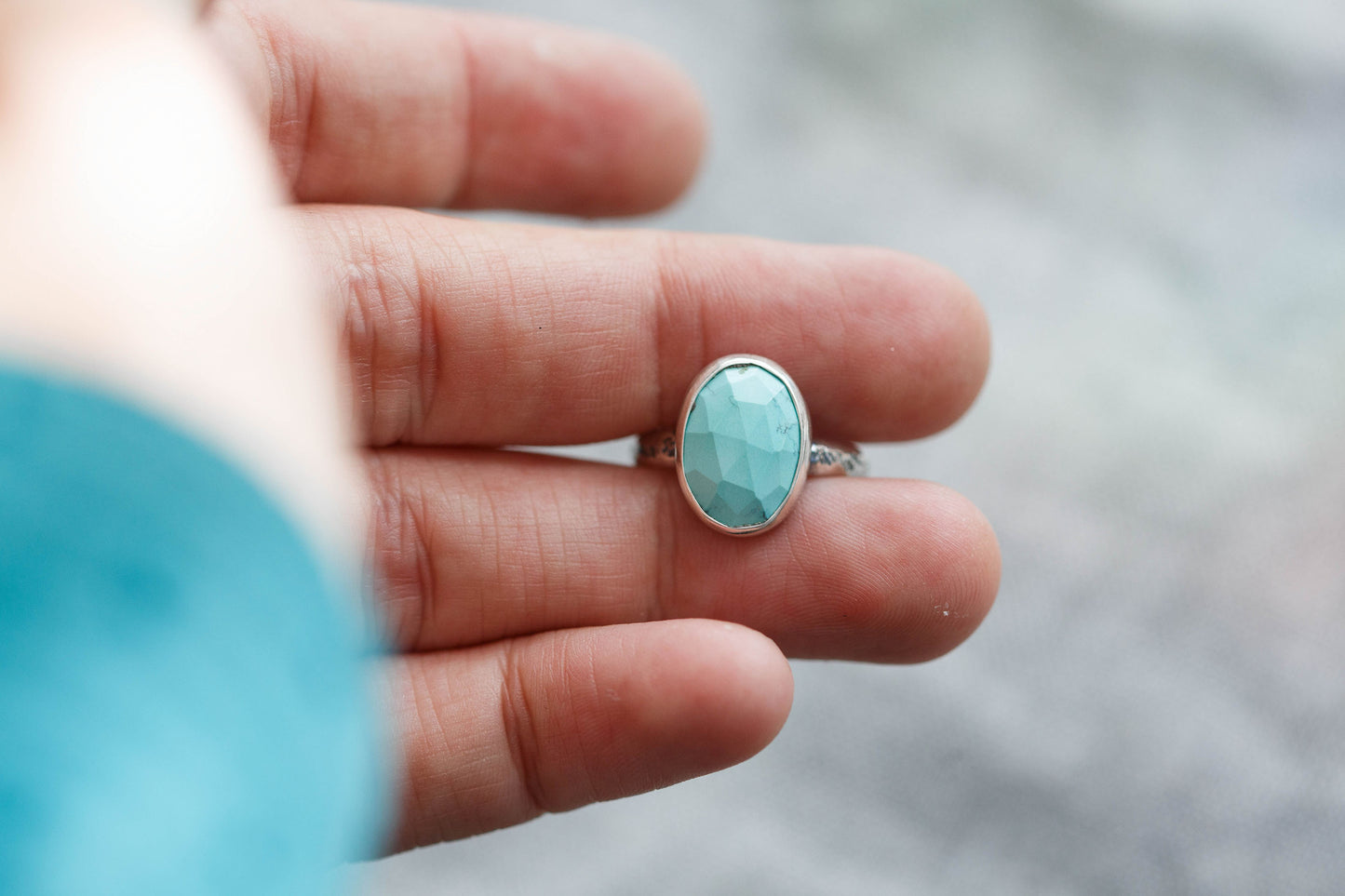 Size 5.25  |  Fragmentary Blue Ring  | #7