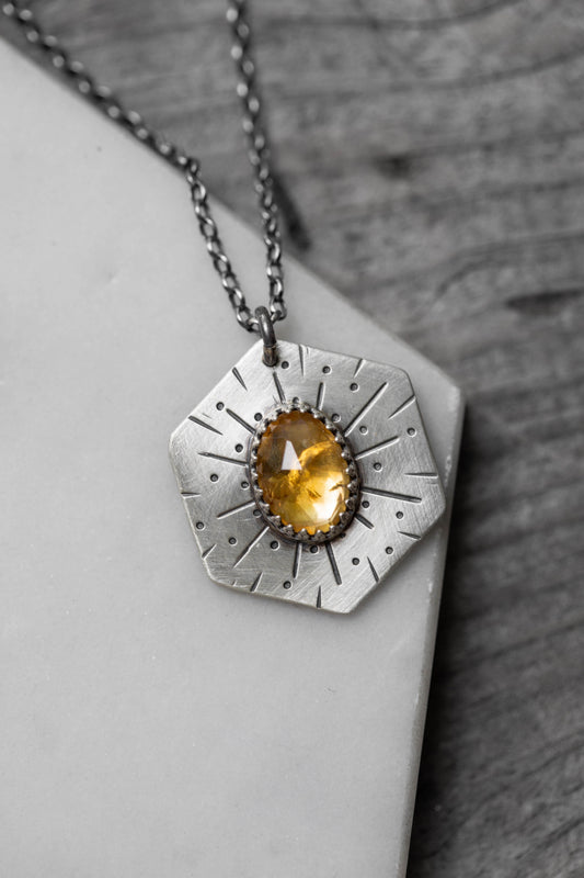 Honeybee Compass Necklace | #2