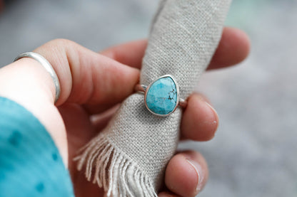 Size 5  |  Fragmentary Blue Ring  | #9