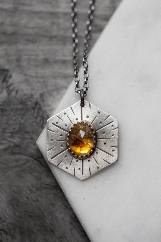 Honeybee Compass Necklace | #3