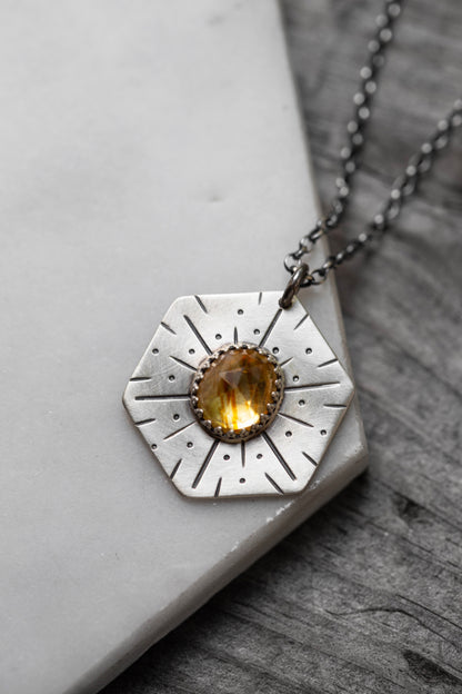 Honeybee Compass Necklace | #4