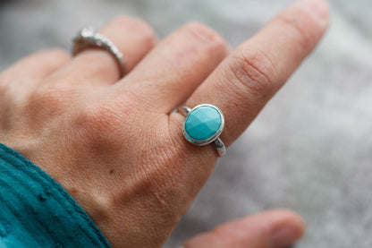 Size 6.5  |  Fragmentary Blue Ring  | #11