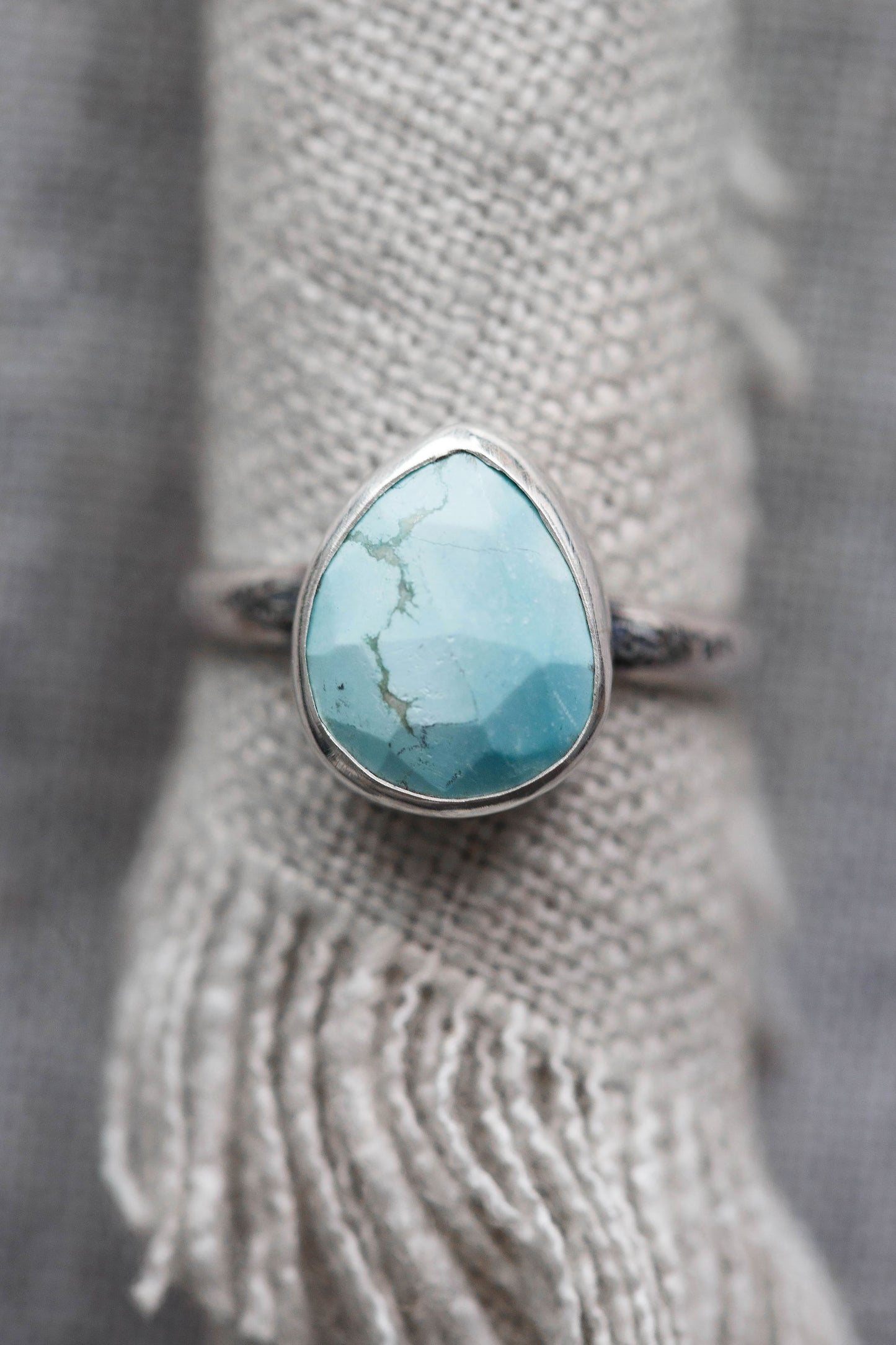 Size 8.5  |  Fragmentary Blue Ring  | #12
