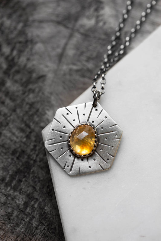 Honeybee Compass Necklace | #5