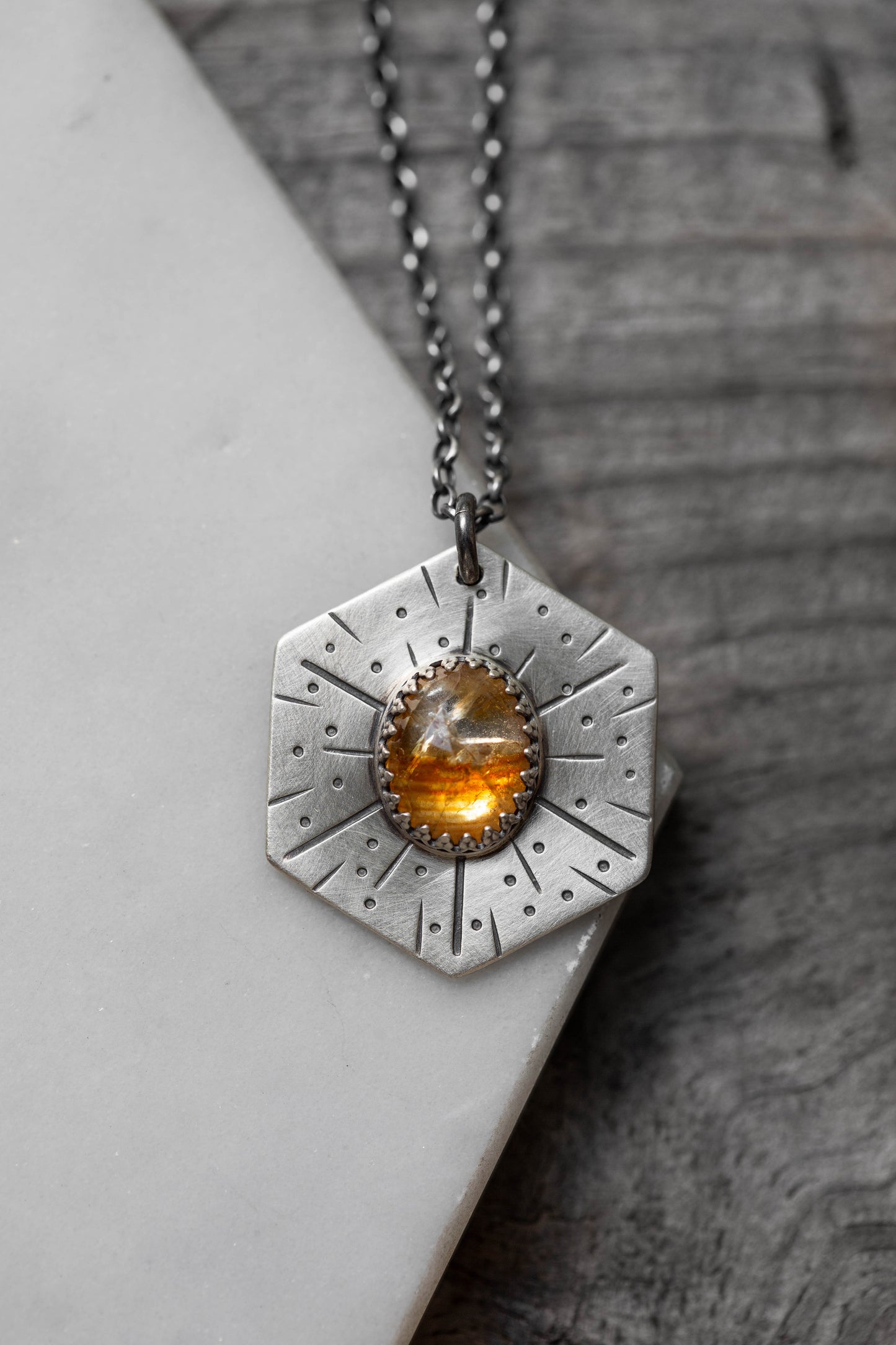 Honeybee Compass Necklace | #6