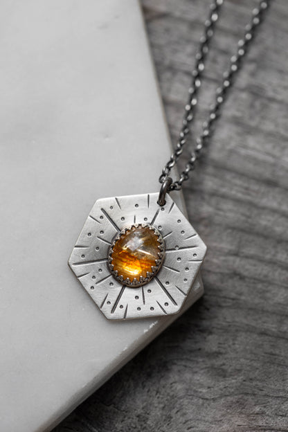 Honeybee Compass Necklace | #6