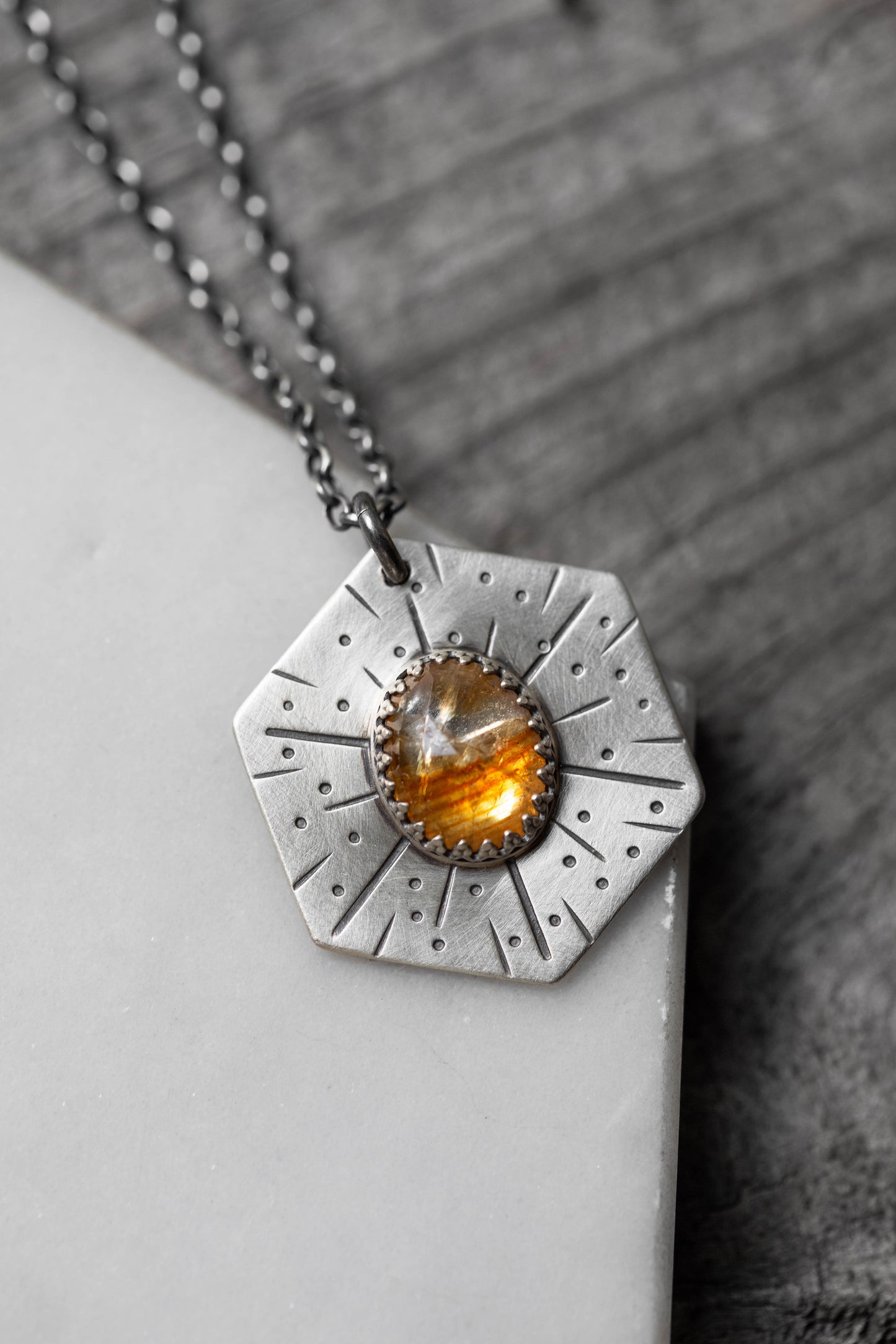 Honeybee Compass Necklace | #6