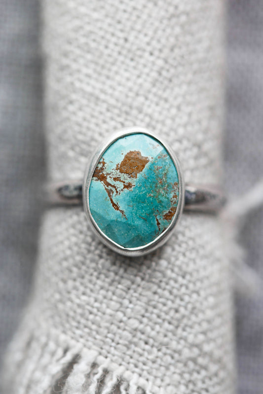 Size 9  |  Fragmentary Blue Ring  | #14