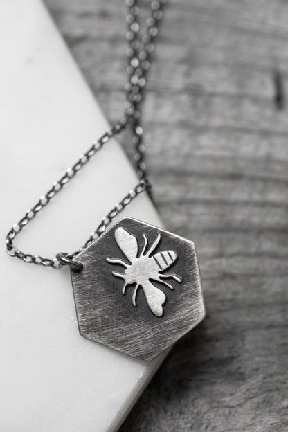 Honeybee Compass Necklace | #6