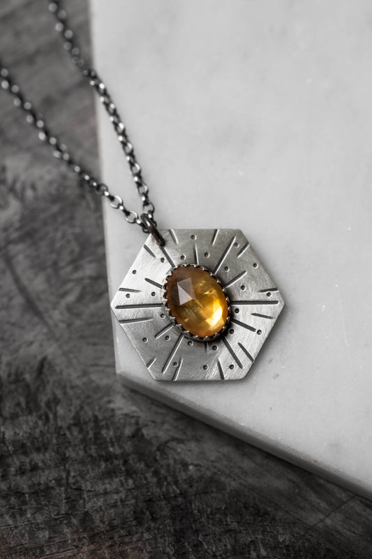 Honeybee Compass Necklace | #7