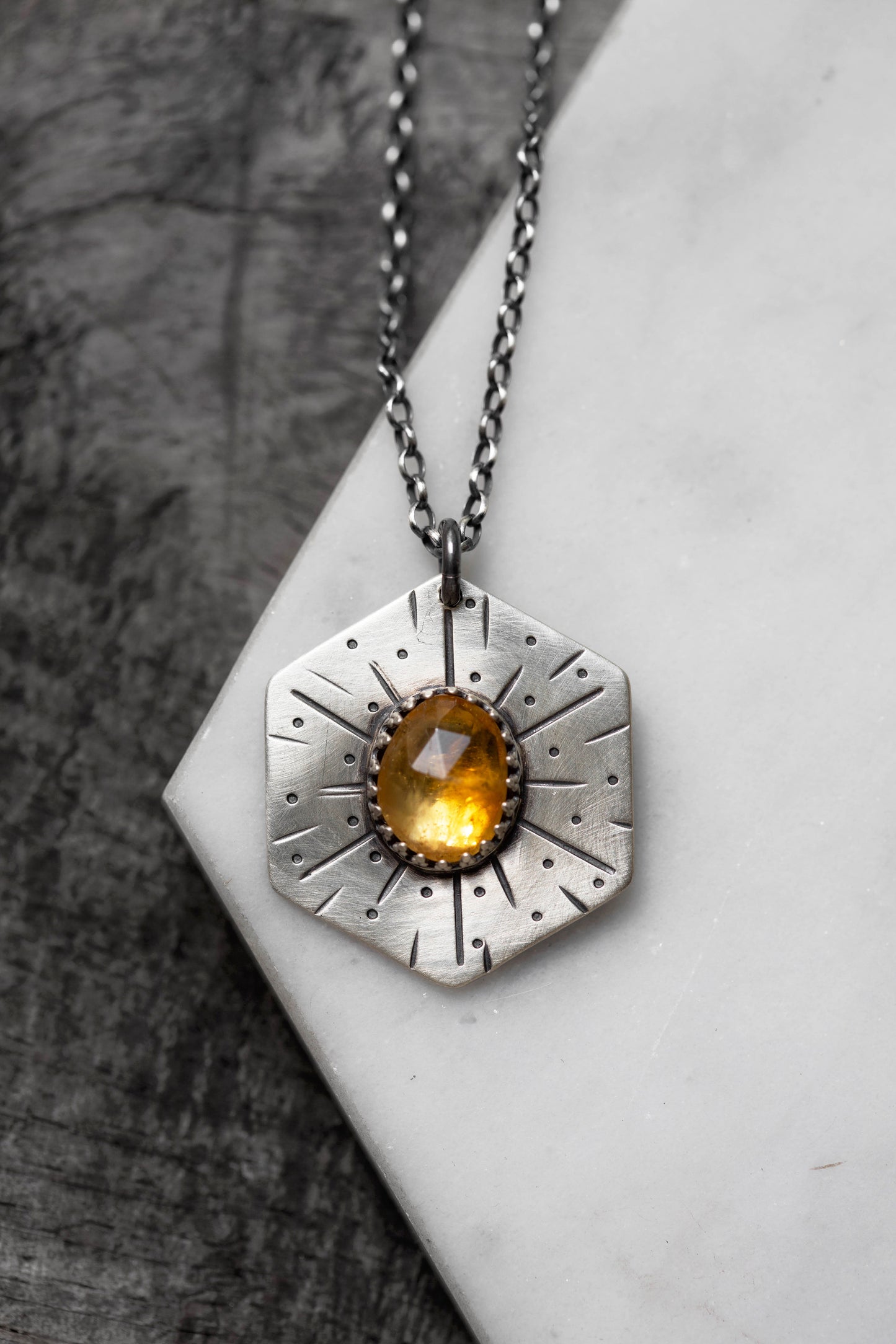 Honeybee Compass Necklace | #9