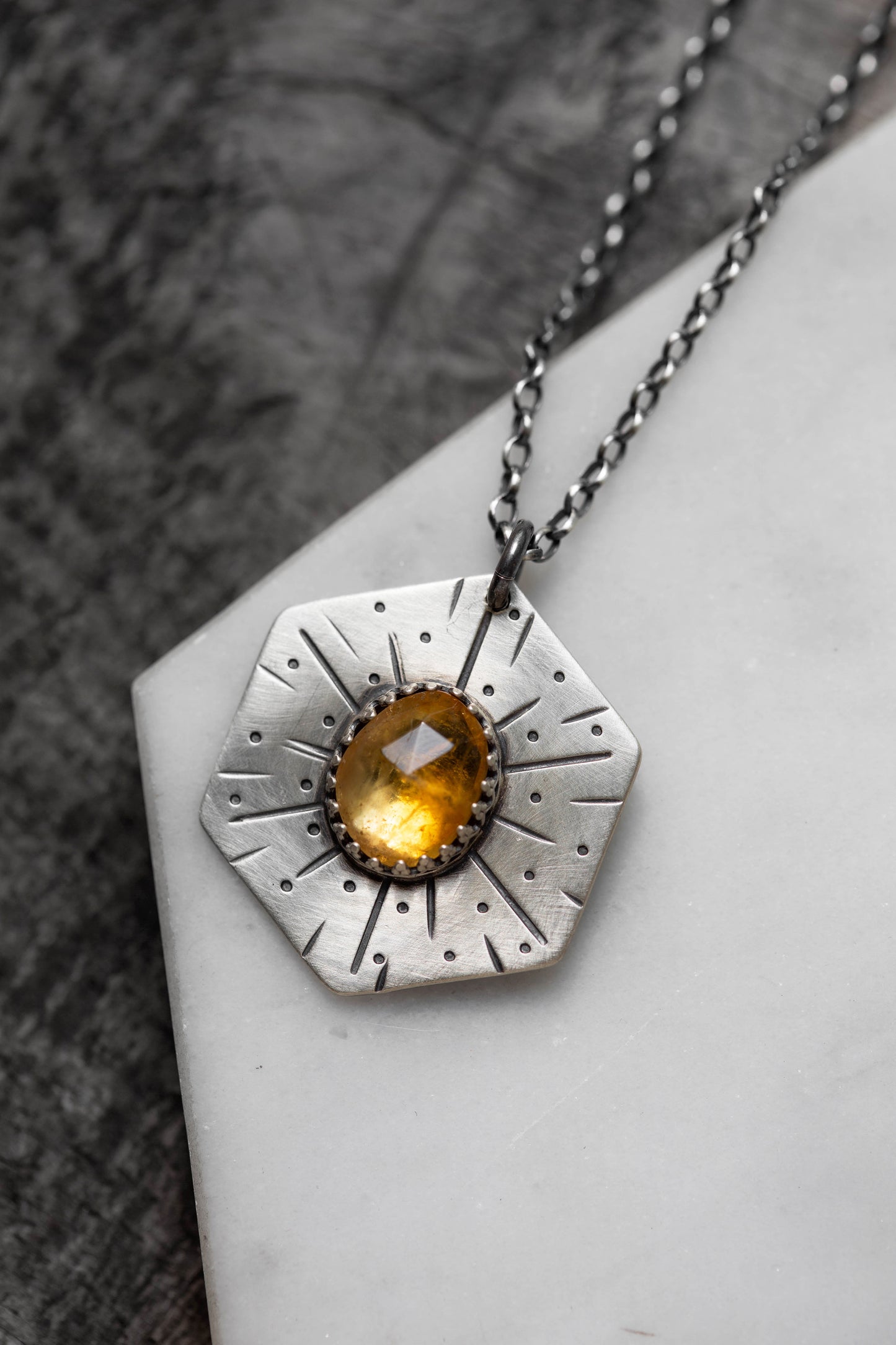 Honeybee Compass Necklace | #9