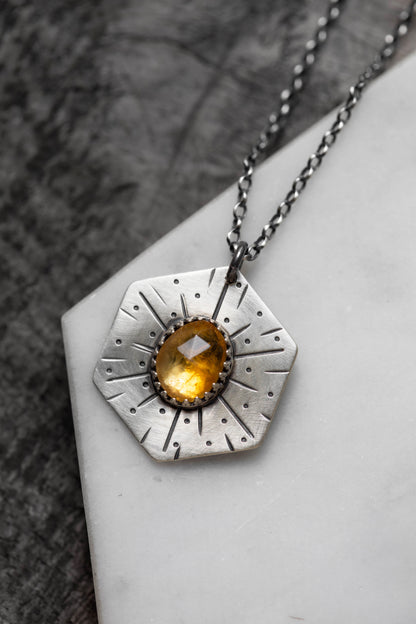 Honeybee Compass Necklace | #9