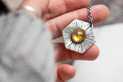 Honeybee Compass Necklace | #9