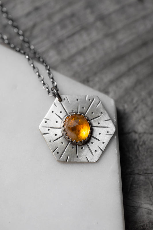 Honeybee Compass Necklace | #10