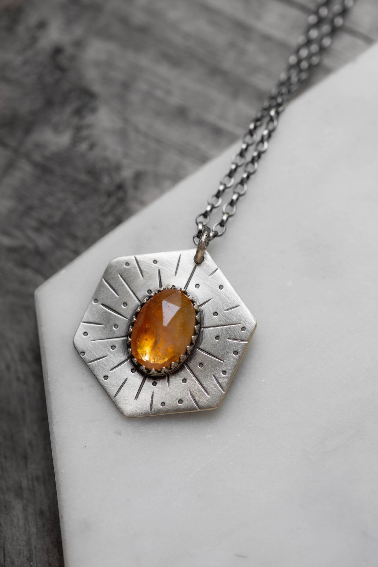 Honeybee Compass Necklace | #11