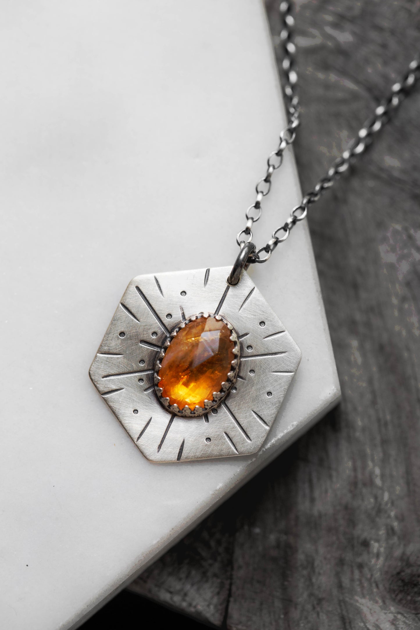 Honeybee Compass Necklace | #12