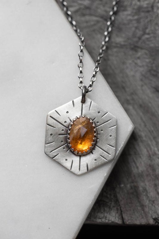 Honeybee Compass Necklace | #12