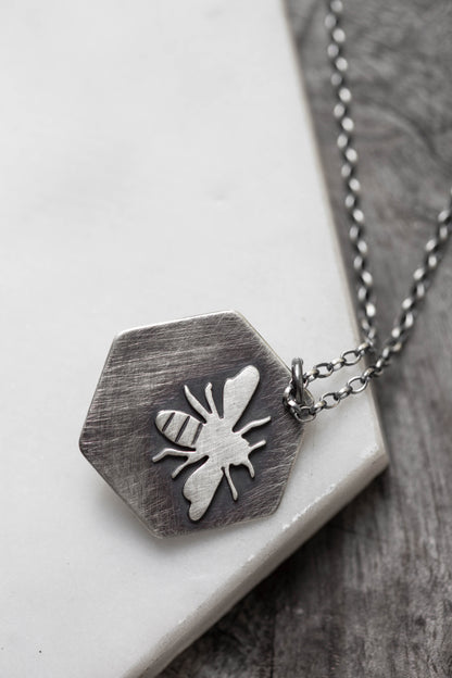 Honeybee Compass Necklace | #12