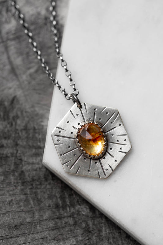 Honeybee Compass Necklace | #13