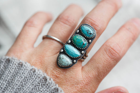 Size 7.5  |  Bluebird Skies Ring  |  #6