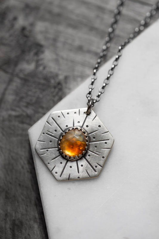 Honeybee Compass Necklace | #15