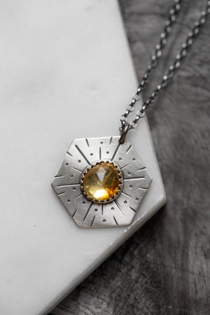 Honeybee Compass Necklace | #16