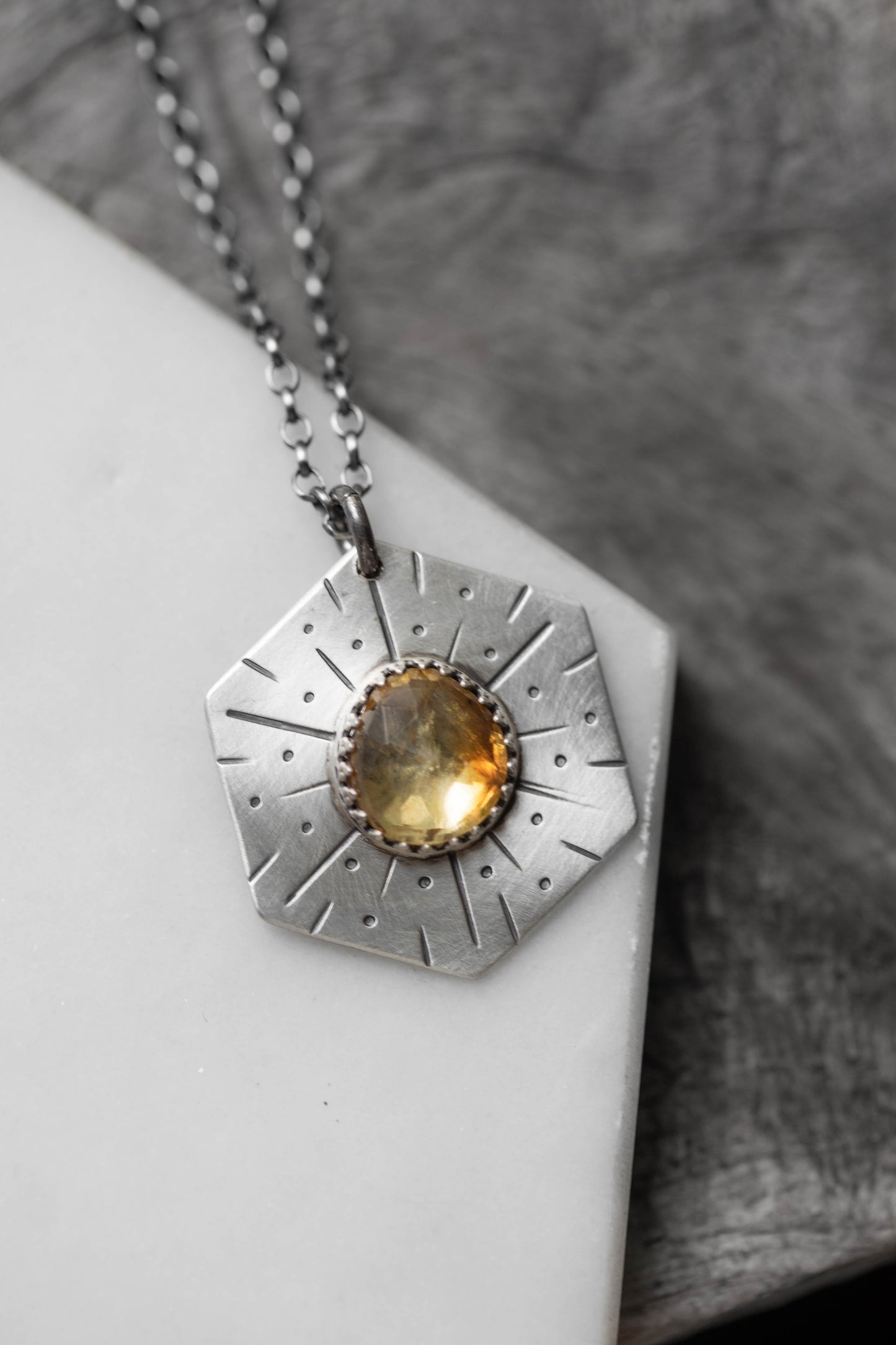 Honeybee Compass Necklace | #16