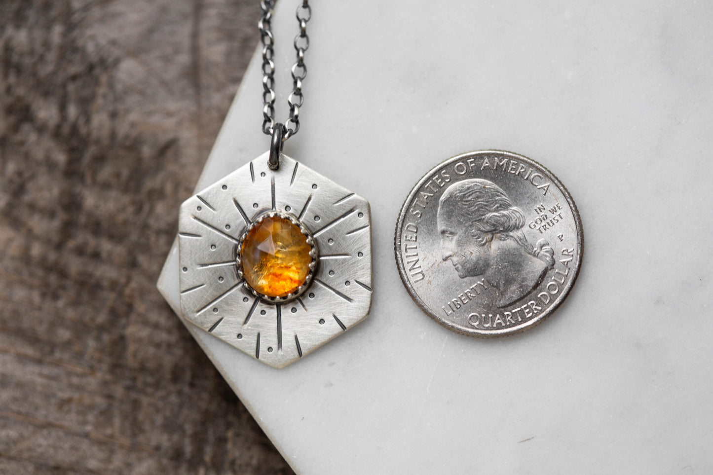 Honeybee Compass Necklace | #17