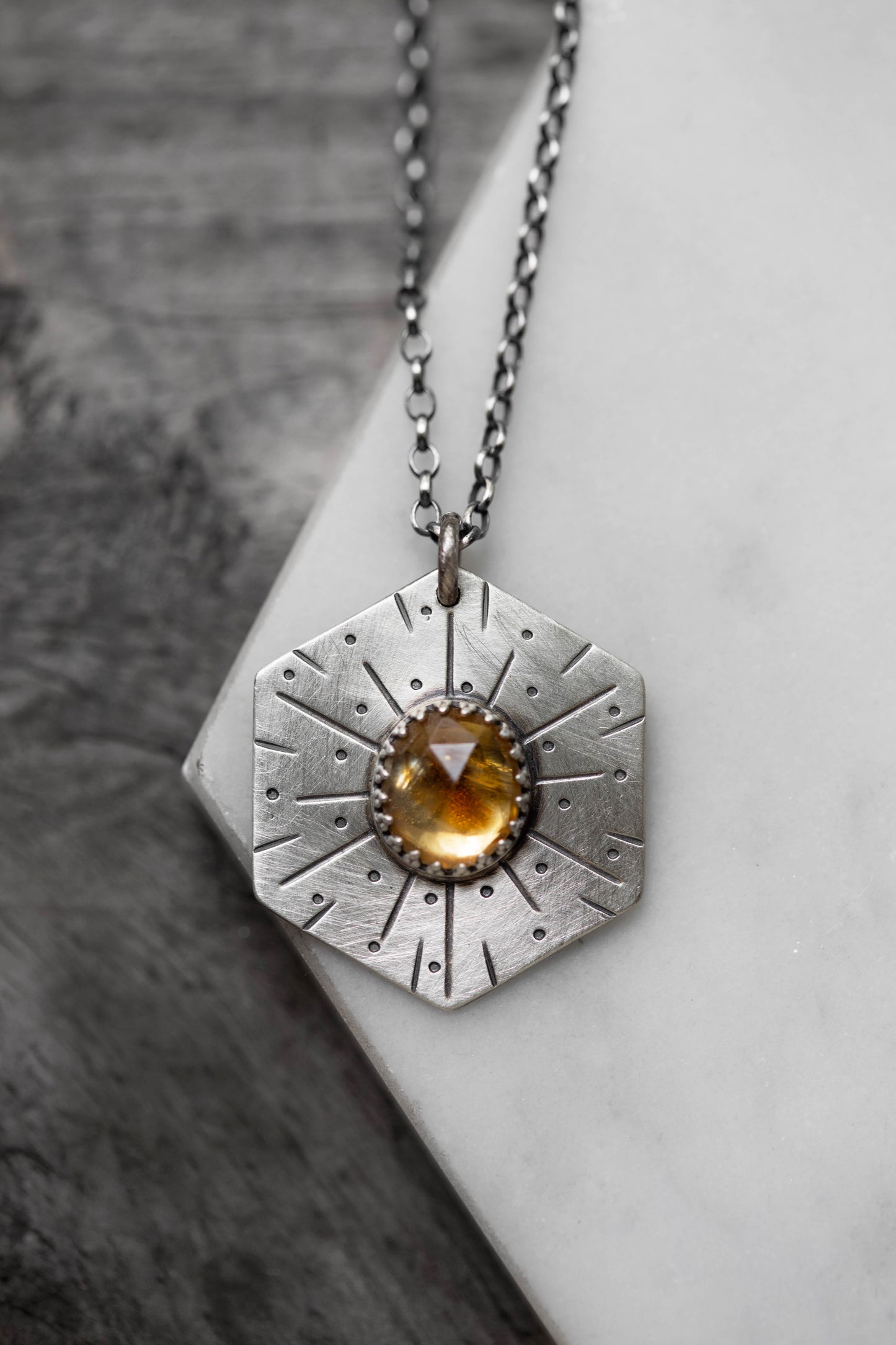 Honeybee Compass Necklace | #22