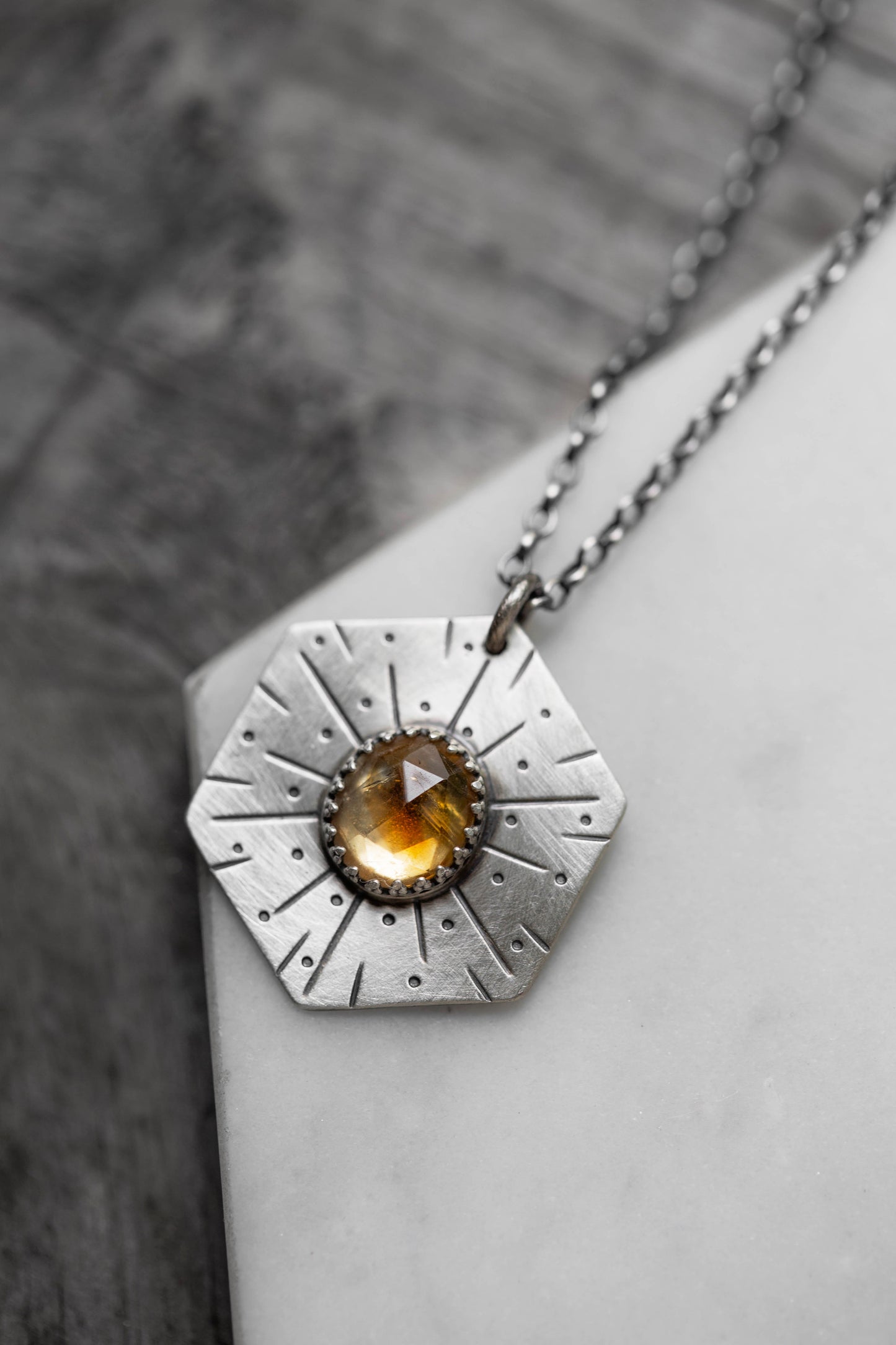 Honeybee Compass Necklace | #22