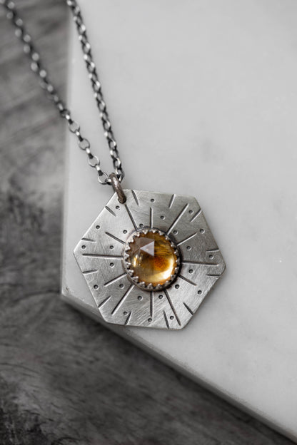 Honeybee Compass Necklace | #22