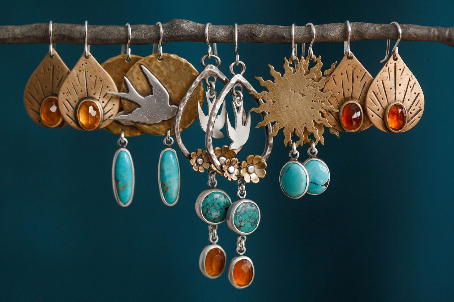 Lilting Bower Earrings  |  Made to Order