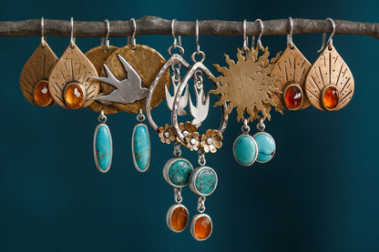 Lilting Bower Earrings  |  Made to Order