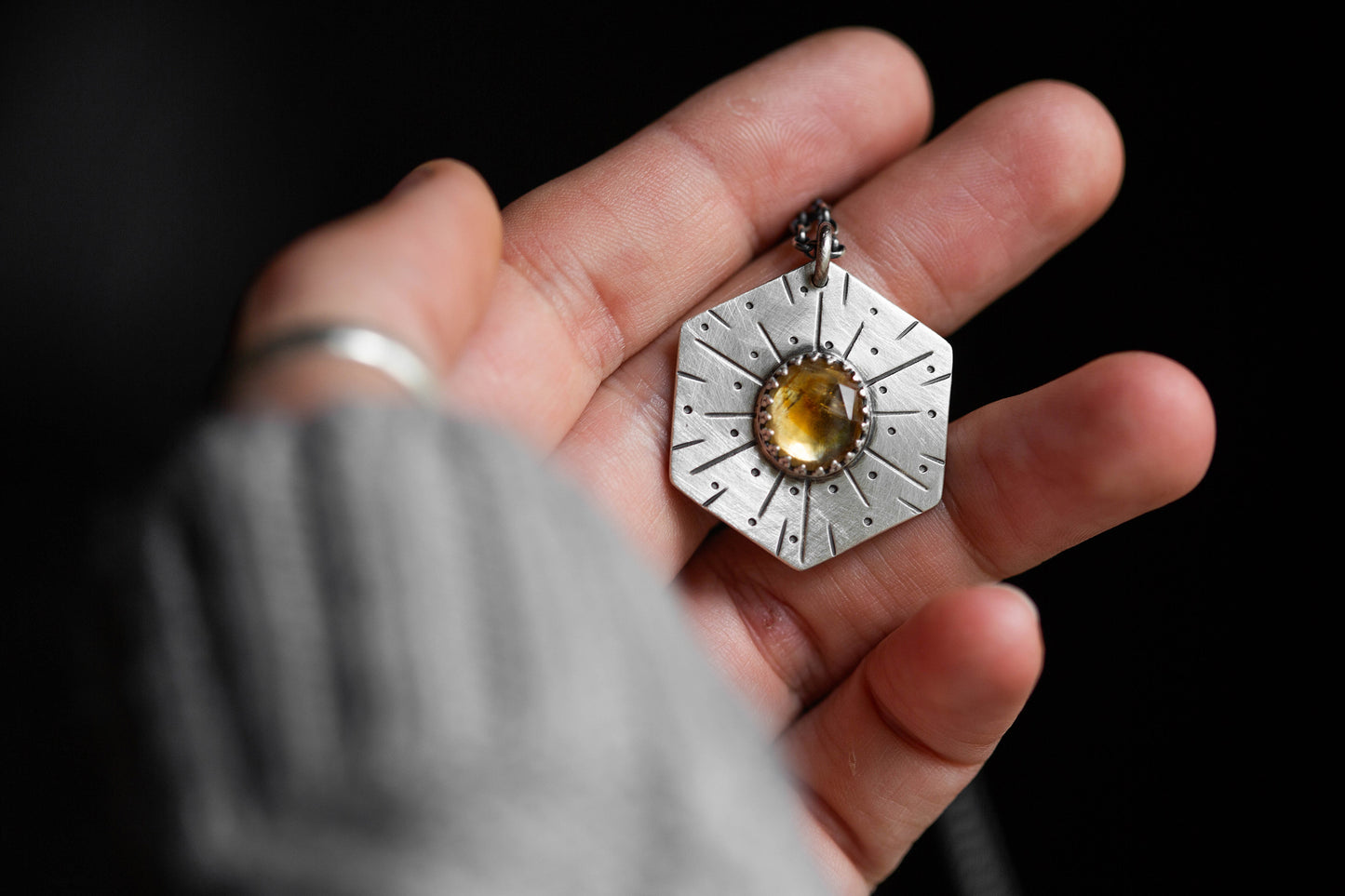 Honeybee Compass Necklace | #22