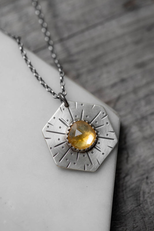 Honeybee Compass Necklace | #23