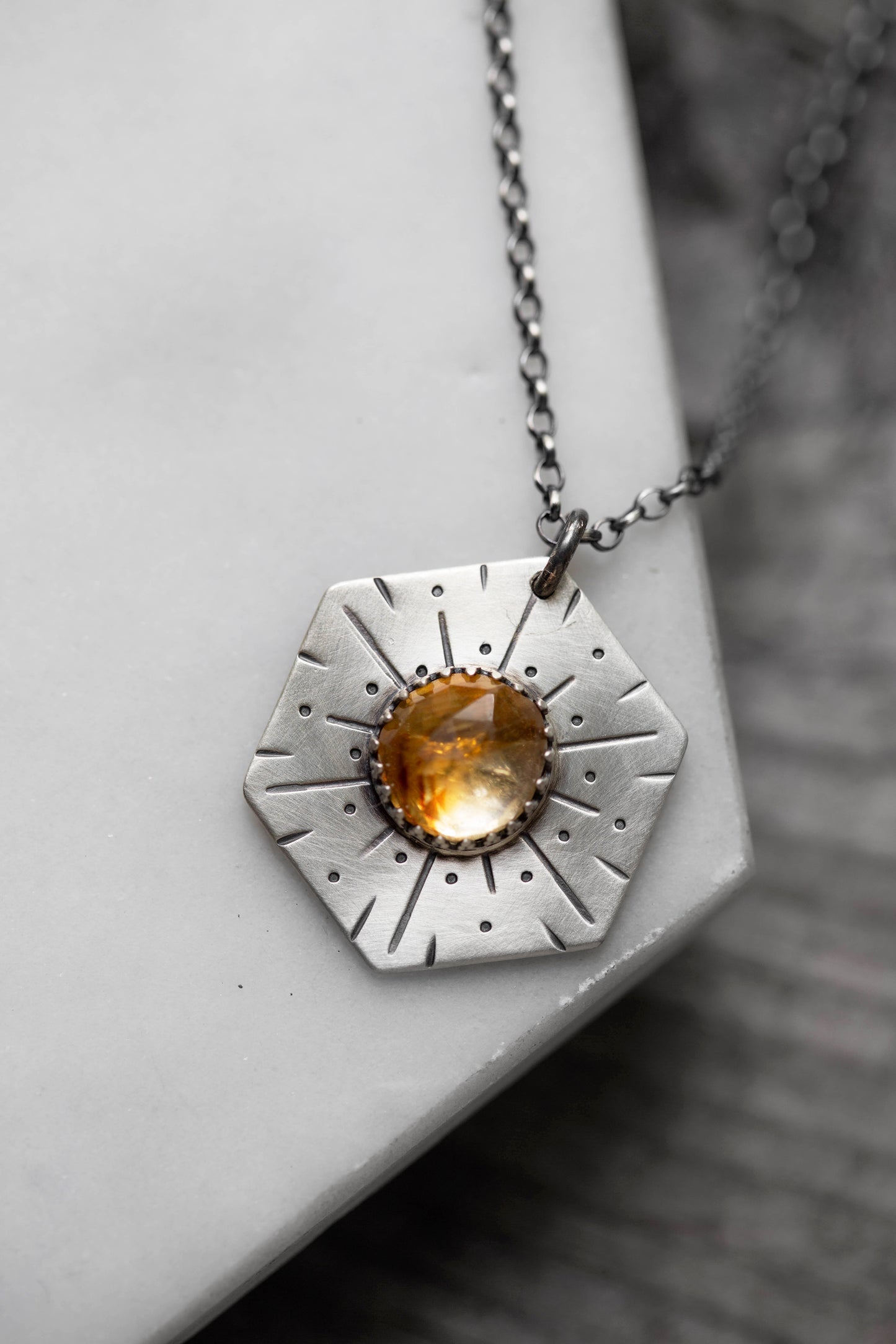 Honeybee Compass Necklace | #24