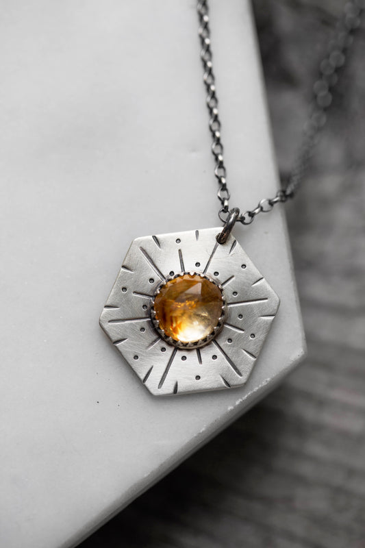 Honeybee Compass Necklace | #24