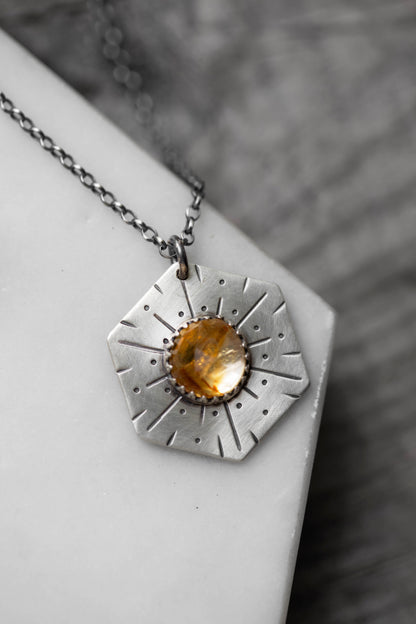 Honeybee Compass Necklace | #24