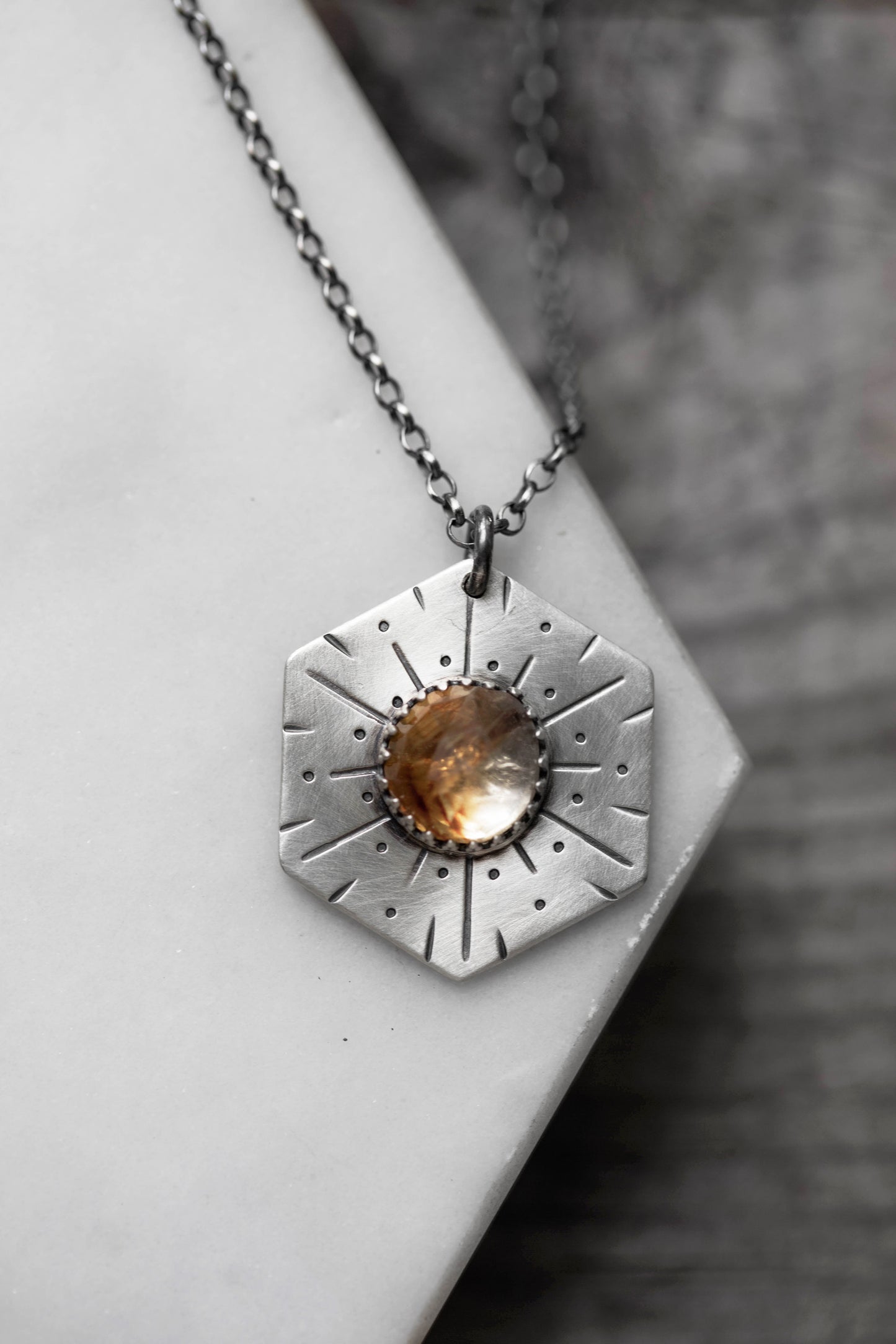 Honeybee Compass Necklace | #24