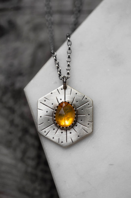 Honeybee Compass Necklace | #25