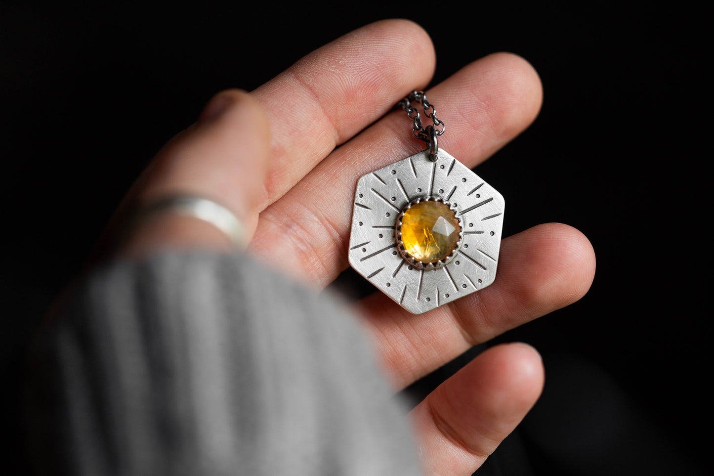 Honeybee Compass Necklace | #26