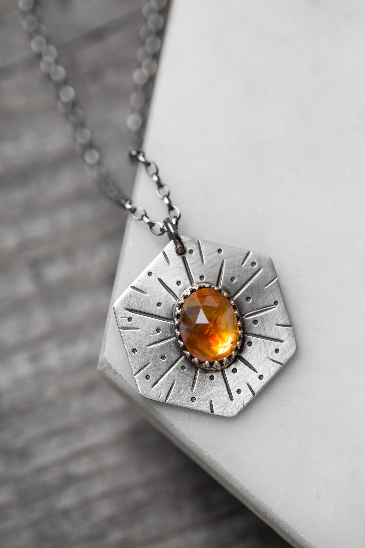 Honeybee Compass Necklace | #28