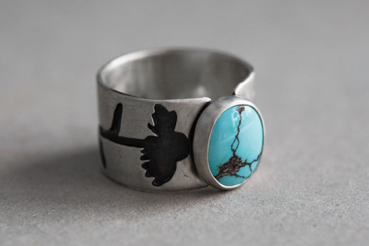 Tuft of Flowers Ring (Silver) |  Made to Order