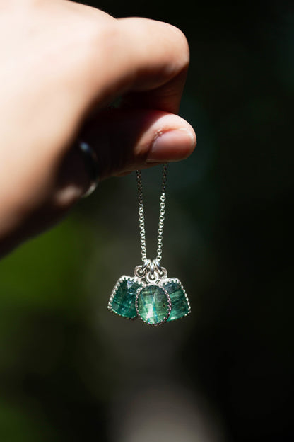 Kyanite Cluster Necklace | #3