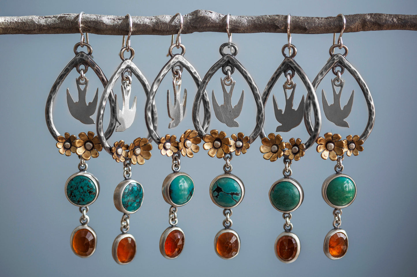 Lilting Bower Earrings  |  Made to Order