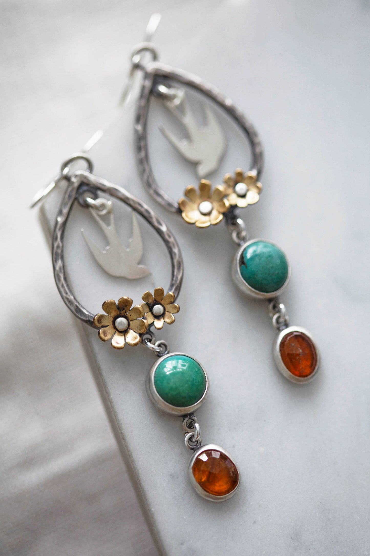 Lilting Bower Earrings  |  Made to Order