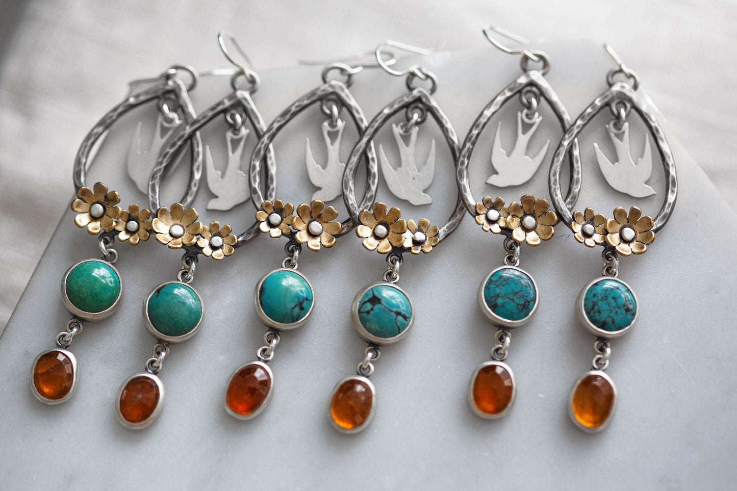 Lilting Bower Earrings  |  Made to Order