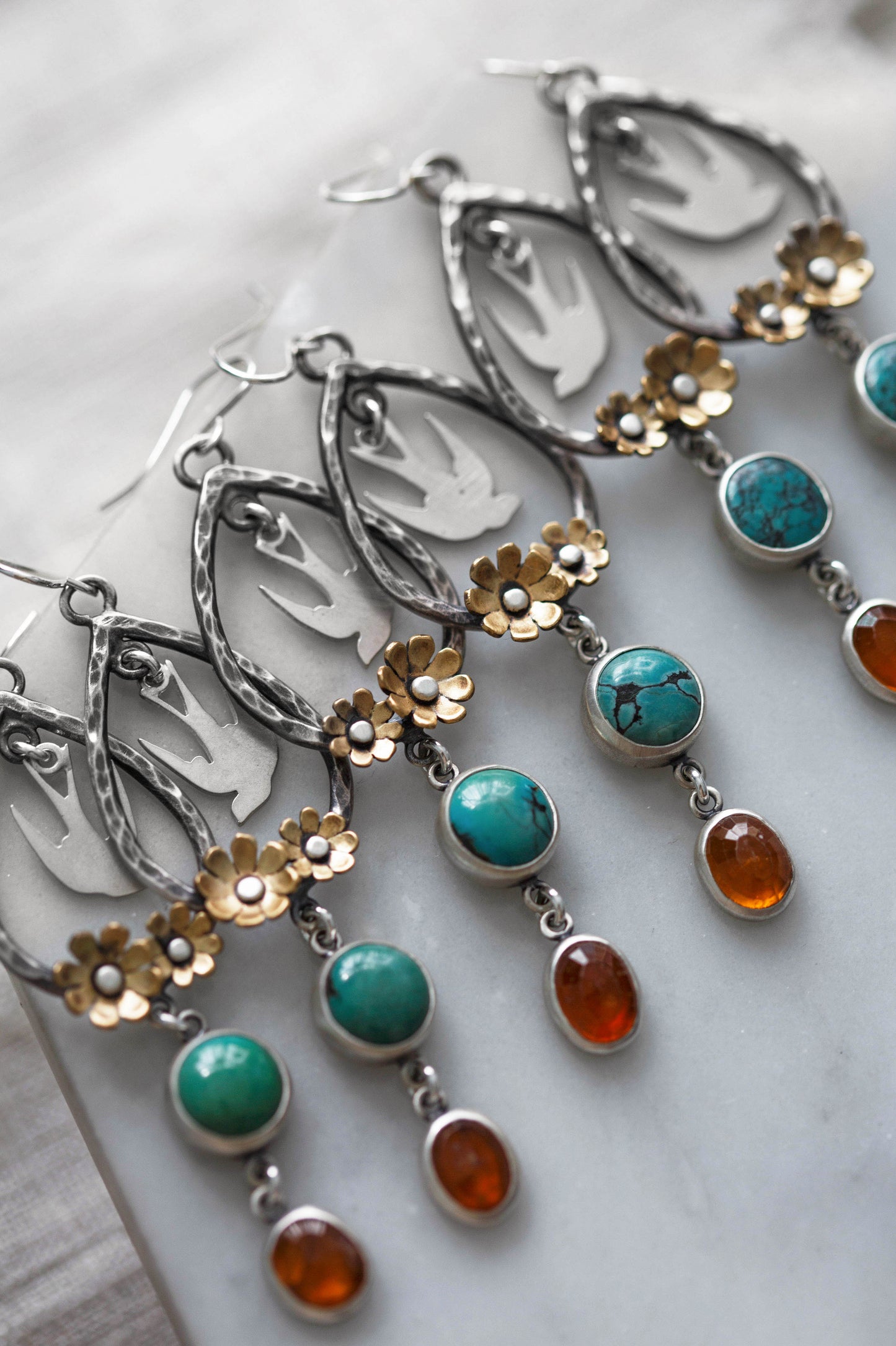 Lilting Bower Earrings  |  Made to Order